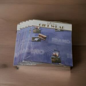 (6) Idaho Gift Wrapping Paper (2) Full Sheets 27.5 X 19.75 Ea. Per Pk State Pics